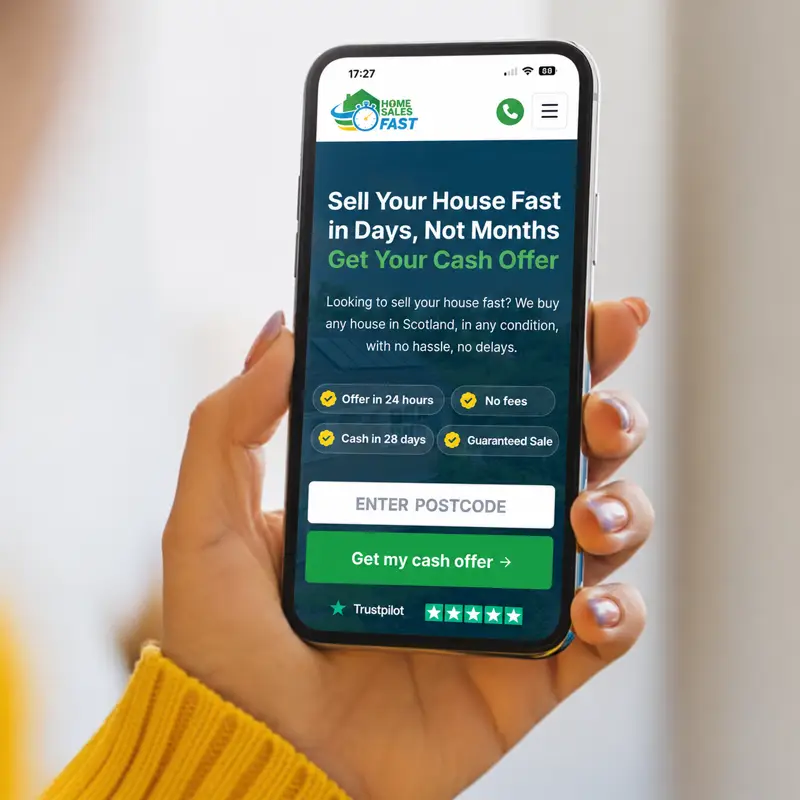 Request your free cash offer on your phone